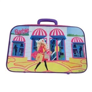 Mattel | Vintage 1991 Barbie Suitcase Carrying Case Dolls Clothes Accessories